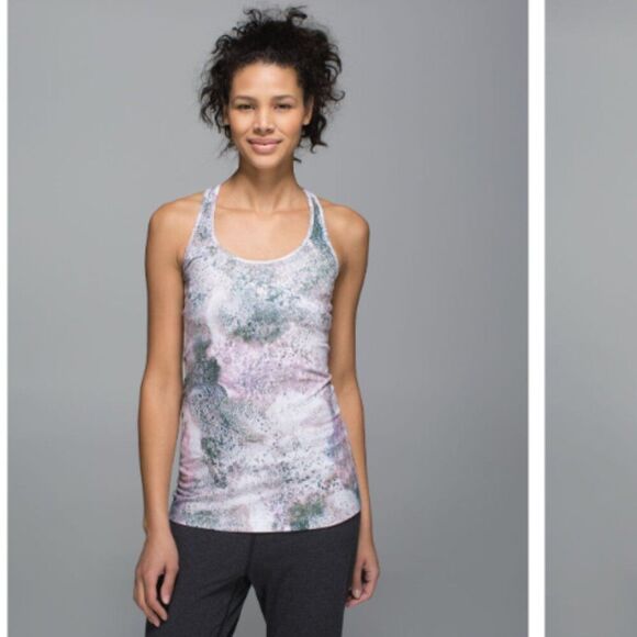 LULULEMON COOL RACERBACK - SUGAR CRUSH MULTI - Picture 1 of 5